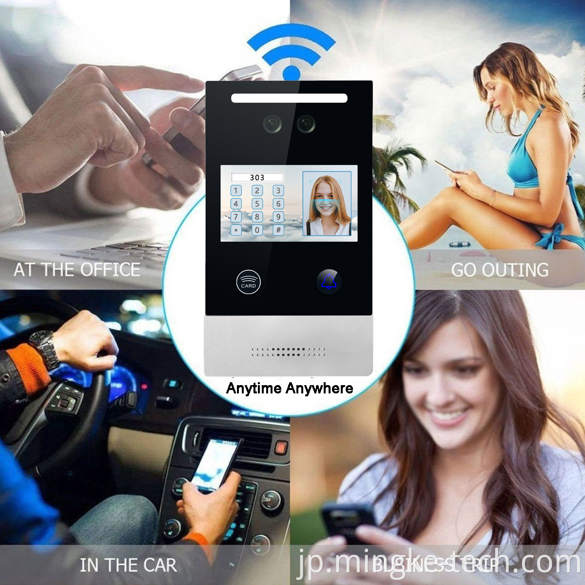 卸売Tuya Doorbell Smart Wifi Tcpip Android System SmartLife Power Suppil